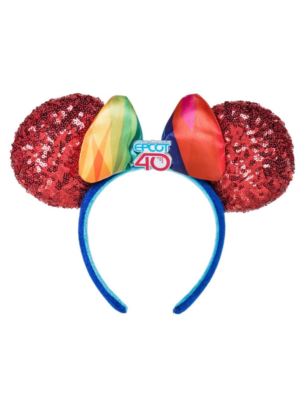 Disney Epcot 40th Anniversary Minnie Mouse Ears Headband